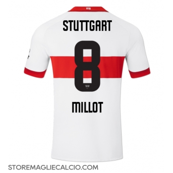 Stuttgart Enzo Millot #8 Maglia Gara Casa Repliche 2024-25